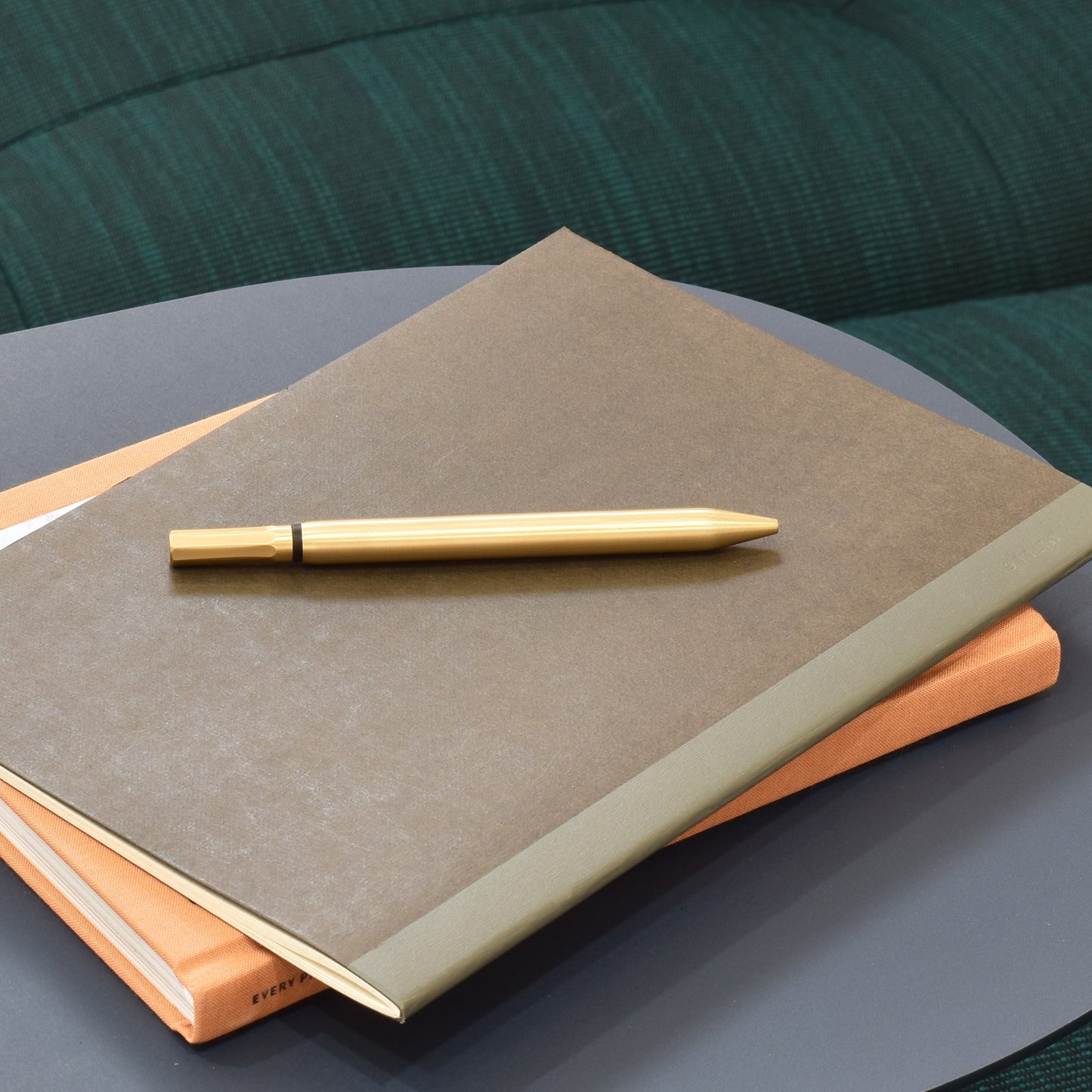 Solid brass ballpoint pen from Andhand. An expertly precise writing tool featuring a smooth mechanism and modern minimal design. Amazingly durable and refined.