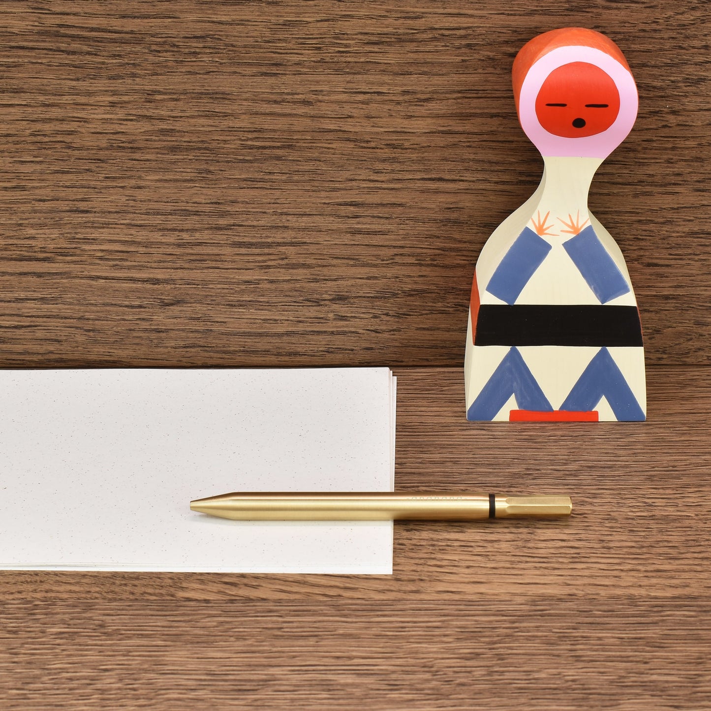 Solid brass ballpoint pen from Andhand. An expertly precise writing tool featuring a smooth mechanism and modern minimal design. Amazingly durable and refined.