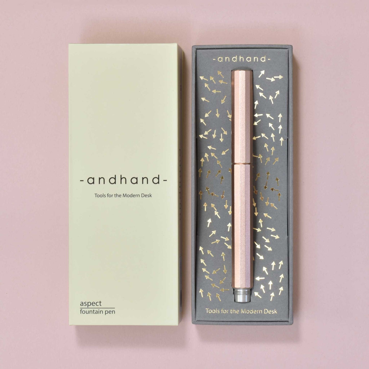Fountain pen packaging made from premium card stock
