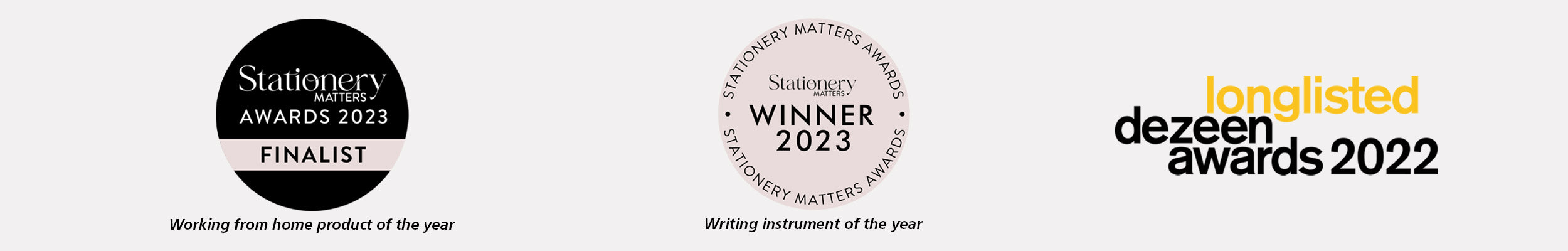 Award winning design. Andhand are proud winners of writing instrument of the year. Also finalist for working from home product of the year and longlisted in the Dezeen awards.