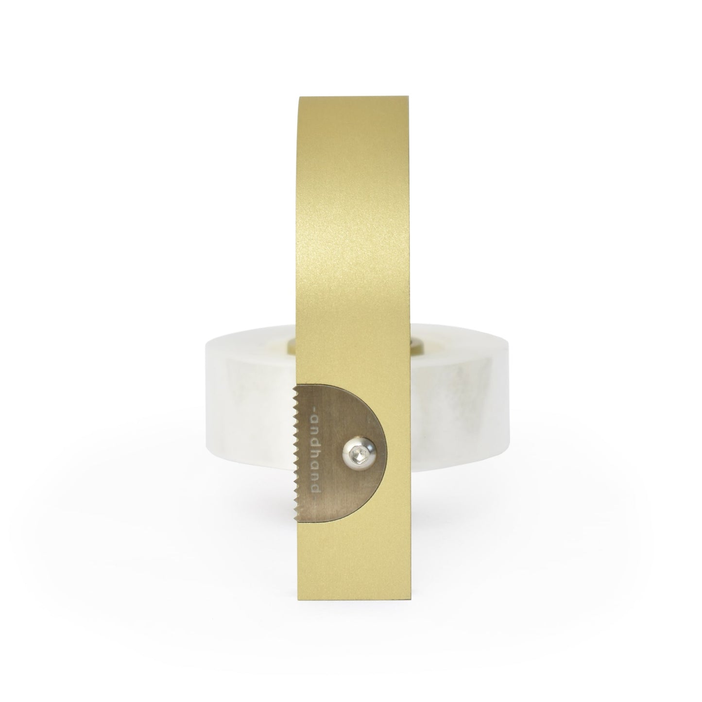 Gold tape dispenser. Elegant minimal tape dispenser. Tape with dispenser.