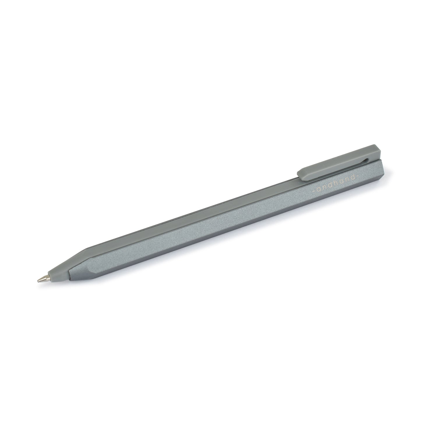 Core retractable pen is elegantly minimal in design and has been crafted from a durable palette of materials. Unique retracting mechanism and stylish slate grey finish.