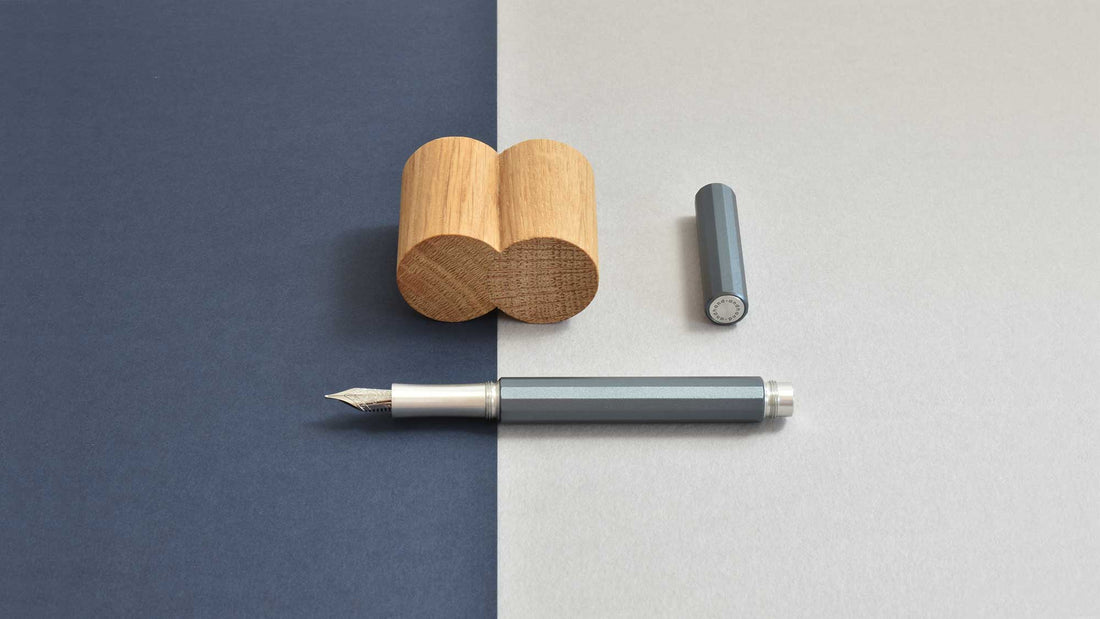 luxury fountain pen with sleek modernist form