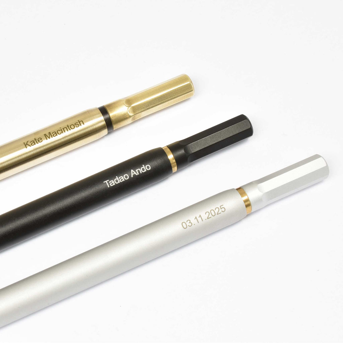 Personalized Pens from Andhand. Create custom engraved pens with a special message for the perfect gift.