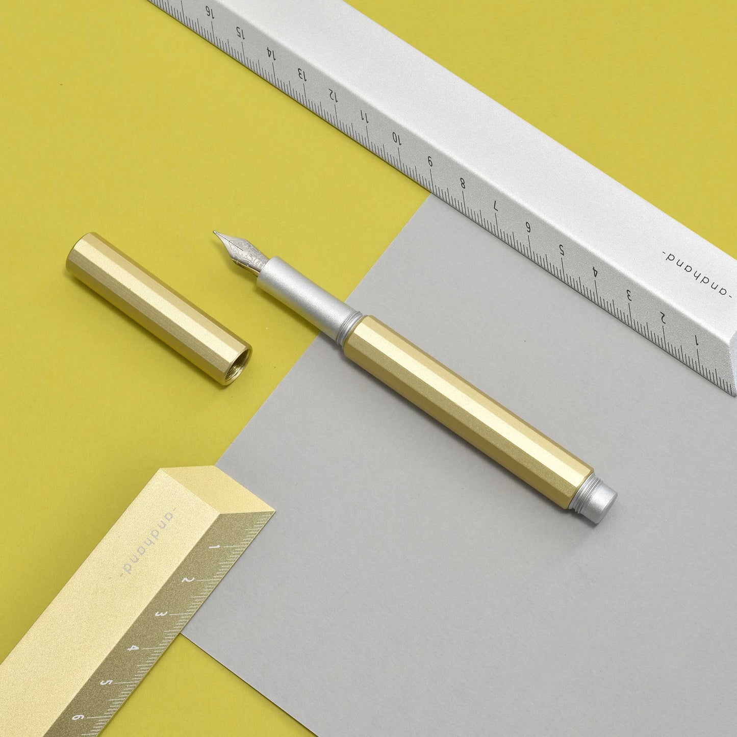 Fountain Pen - Aspect Gold Lustre | Premium fountain pen from Andhand.