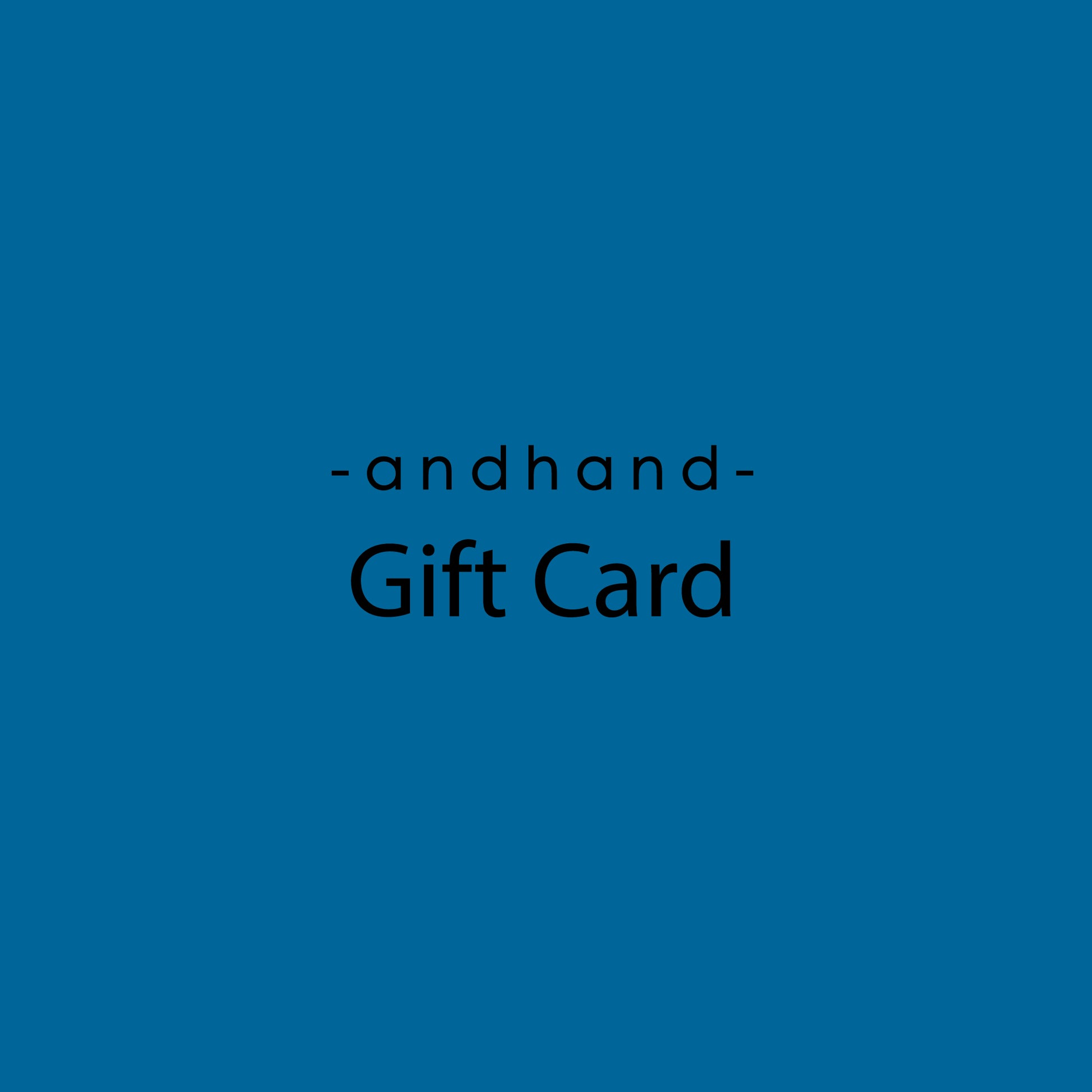 andhand gift card