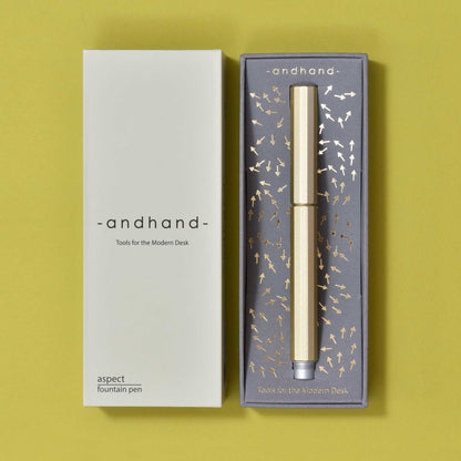 Fountain pen packaging made from premium card stock