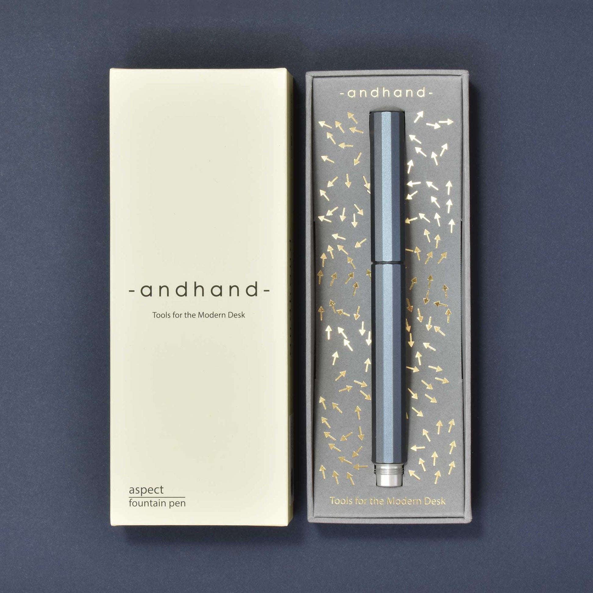 Fountain pen packaging made from premium card stock