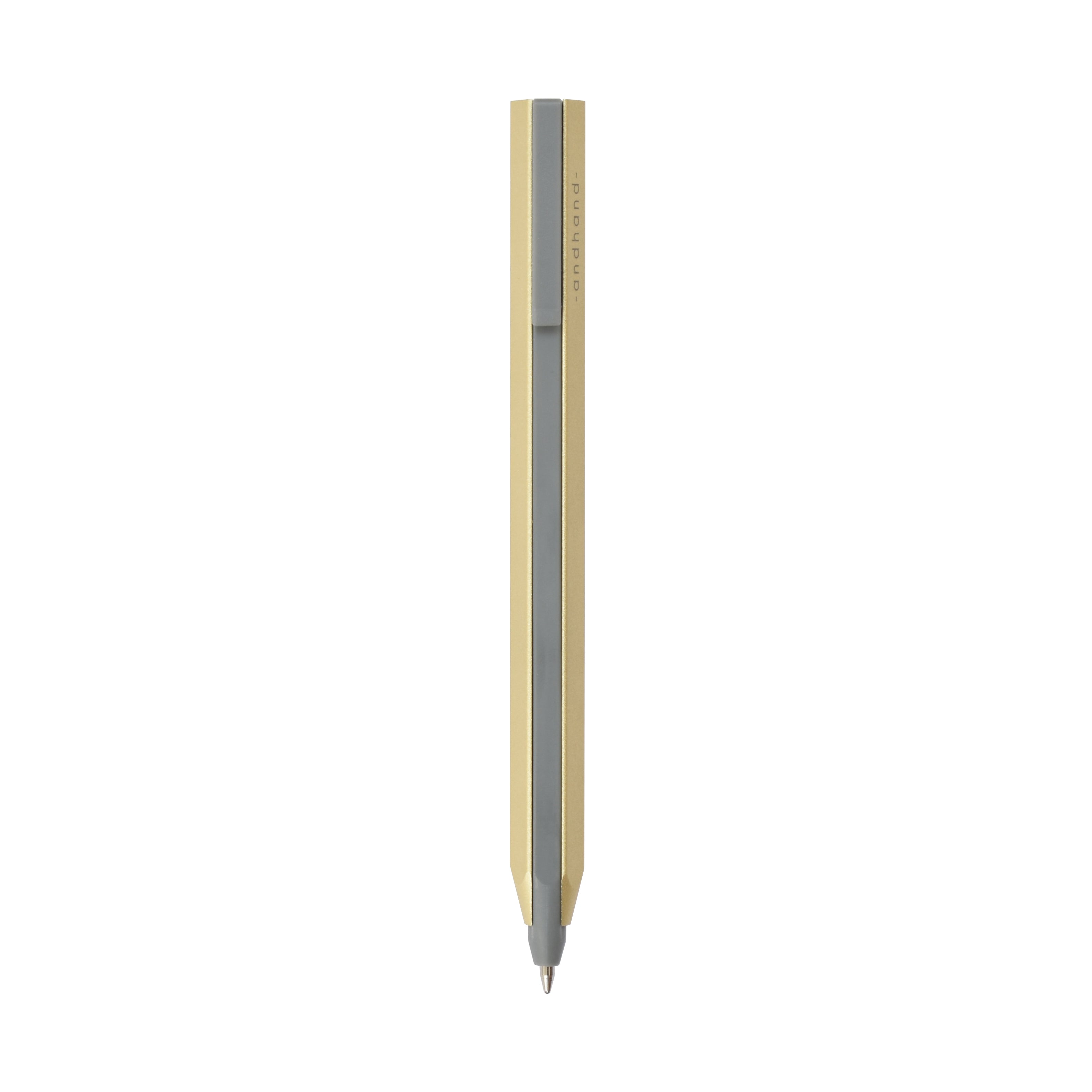 Retractable Pen - Core, Gold | Expert writing tool | Unique & minimal