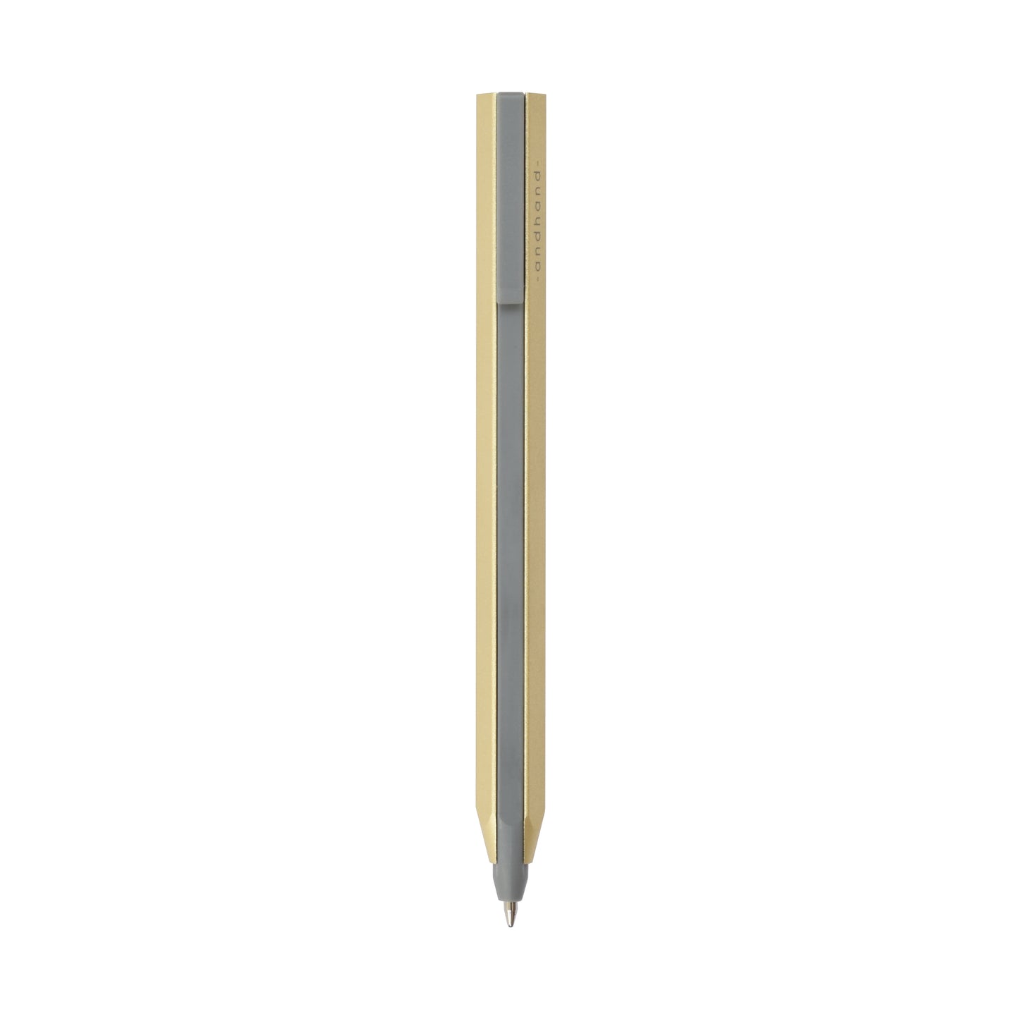 Core retractable pen is elegantly minimal in design and has been crafted from a durable palette of materials. Unique retracting mechanism and stylish gold finish.