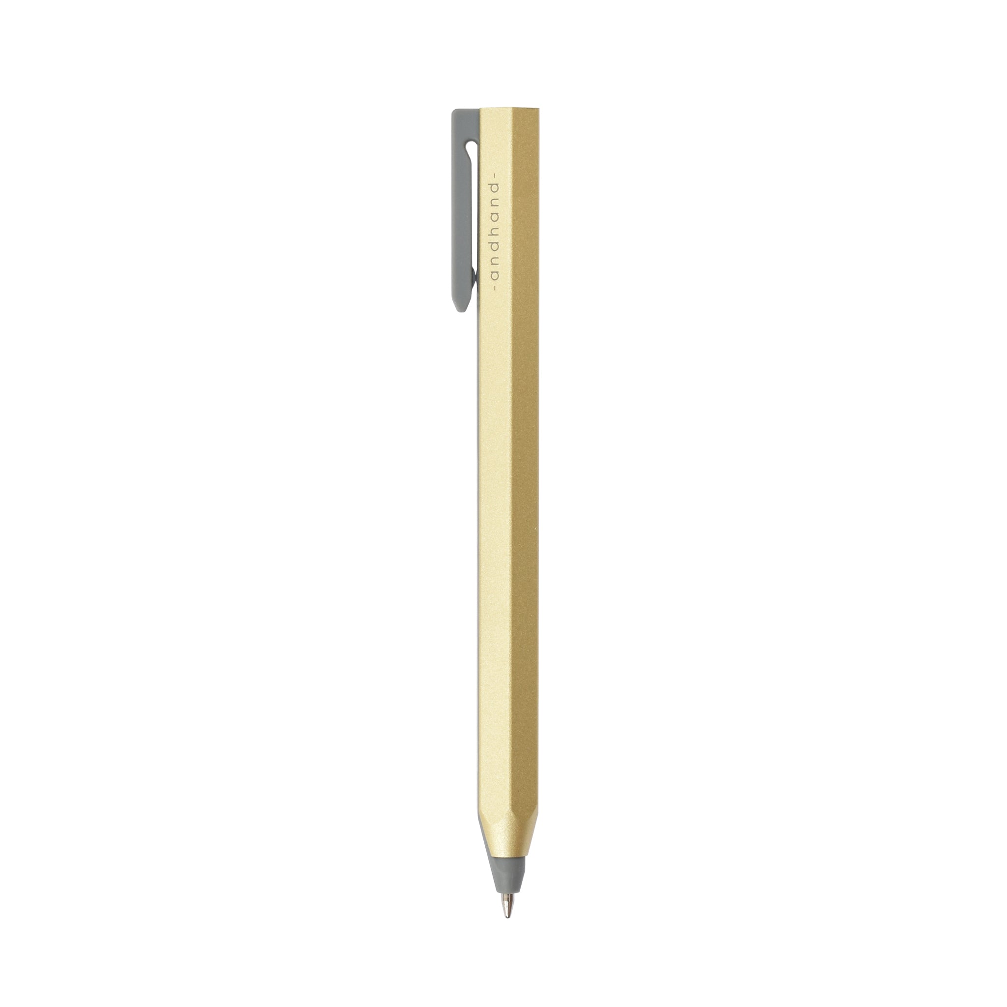 Retractable Pen - Core, Gold | Expert writing tool | Unique & minimal