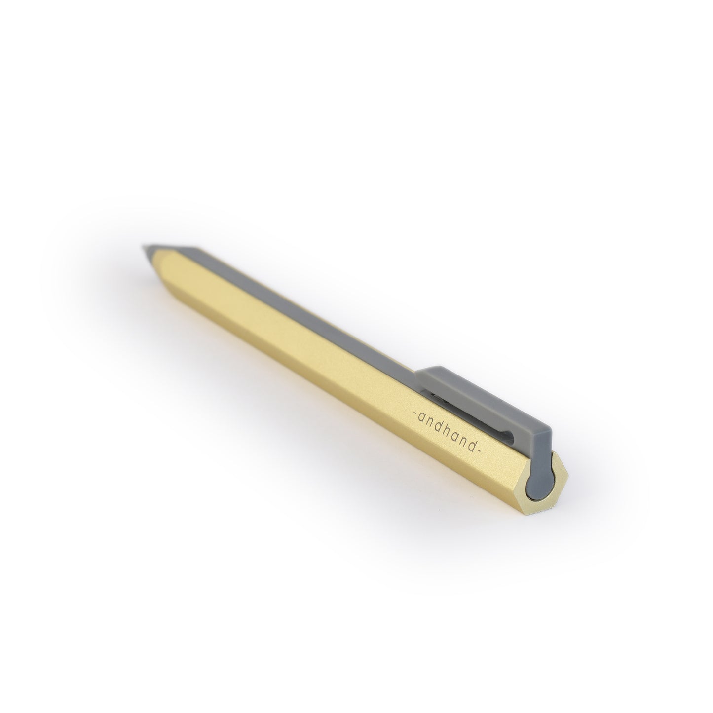 Core retractable pen is elegantly minimal in design and has been crafted from a durable palette of materials. Unique retracting mechanism and stylish gold finish.