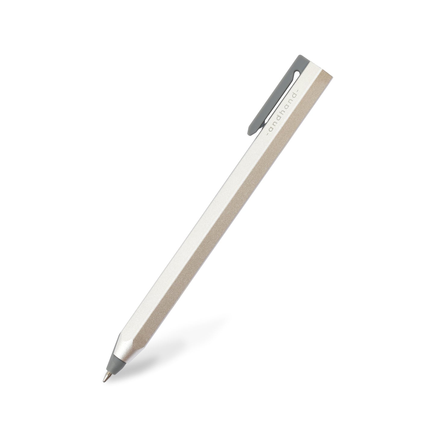 Core retractable pen is elegantly minimal in design and has been crafted from a durable palette of materials. Unique retracting mechanism and stylish silver finish.