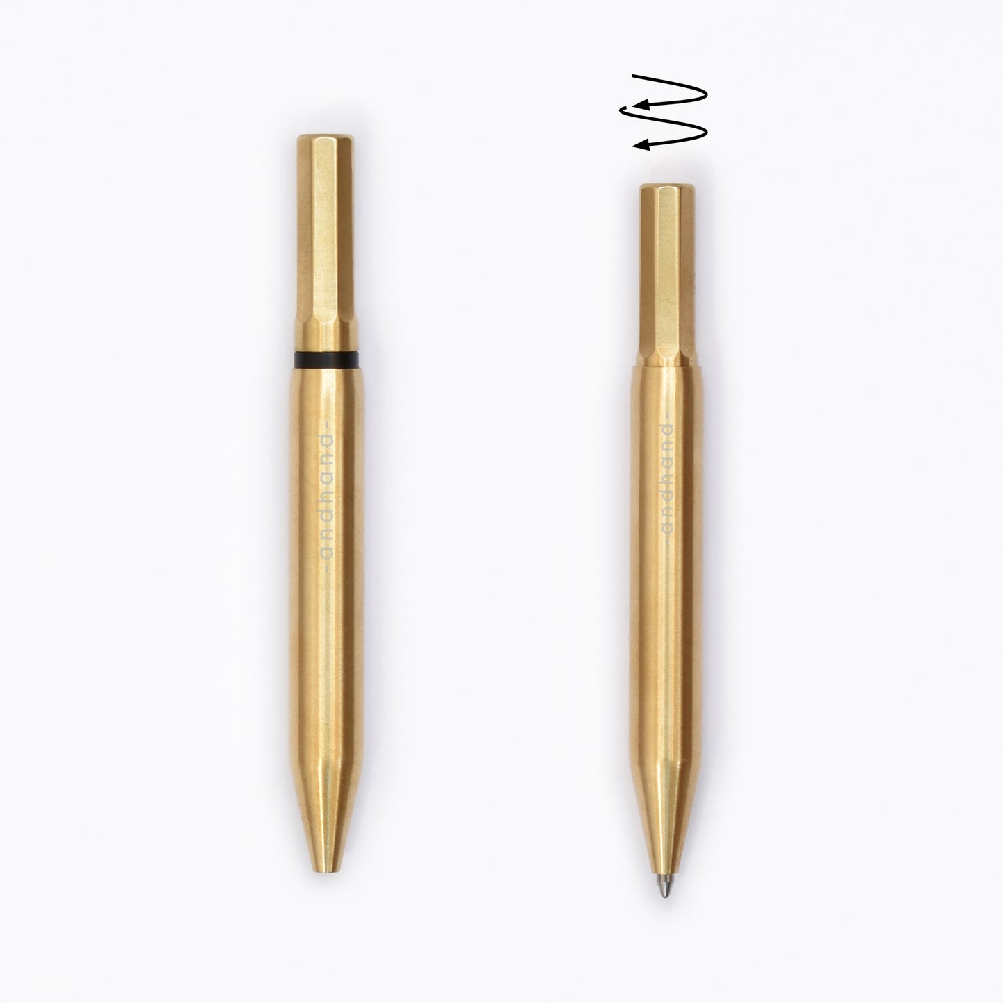 Method Pen Mini, solid brass mini 4 inch pen by Andhand
